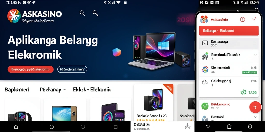 Antarmuka aplikasi ASKASINO yang intuitif dan menarik.