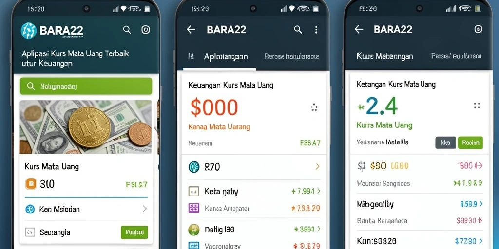 Tampilan antarmuka BARA22 yang sederhana dan informatif.