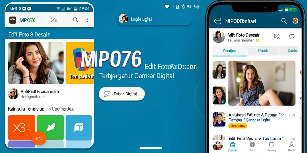 Antarmuka pengguna MPO76 yang menarik dan fungsional.