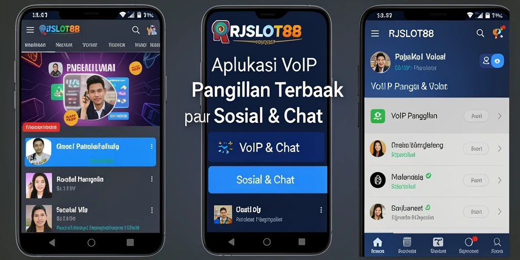 Tampilan antarmuka RJSLOT88 yang intuitif untuk VoIP Panggilan.